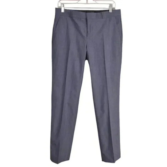 Banana Republic Wool Trousers Work  Dress Pants Blue Size 6 - Picture 1 of 9
